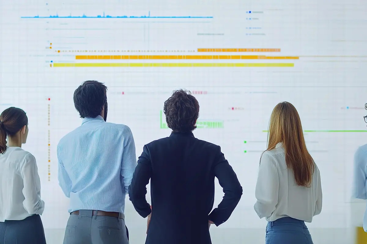 Team collaborating on digital strategy